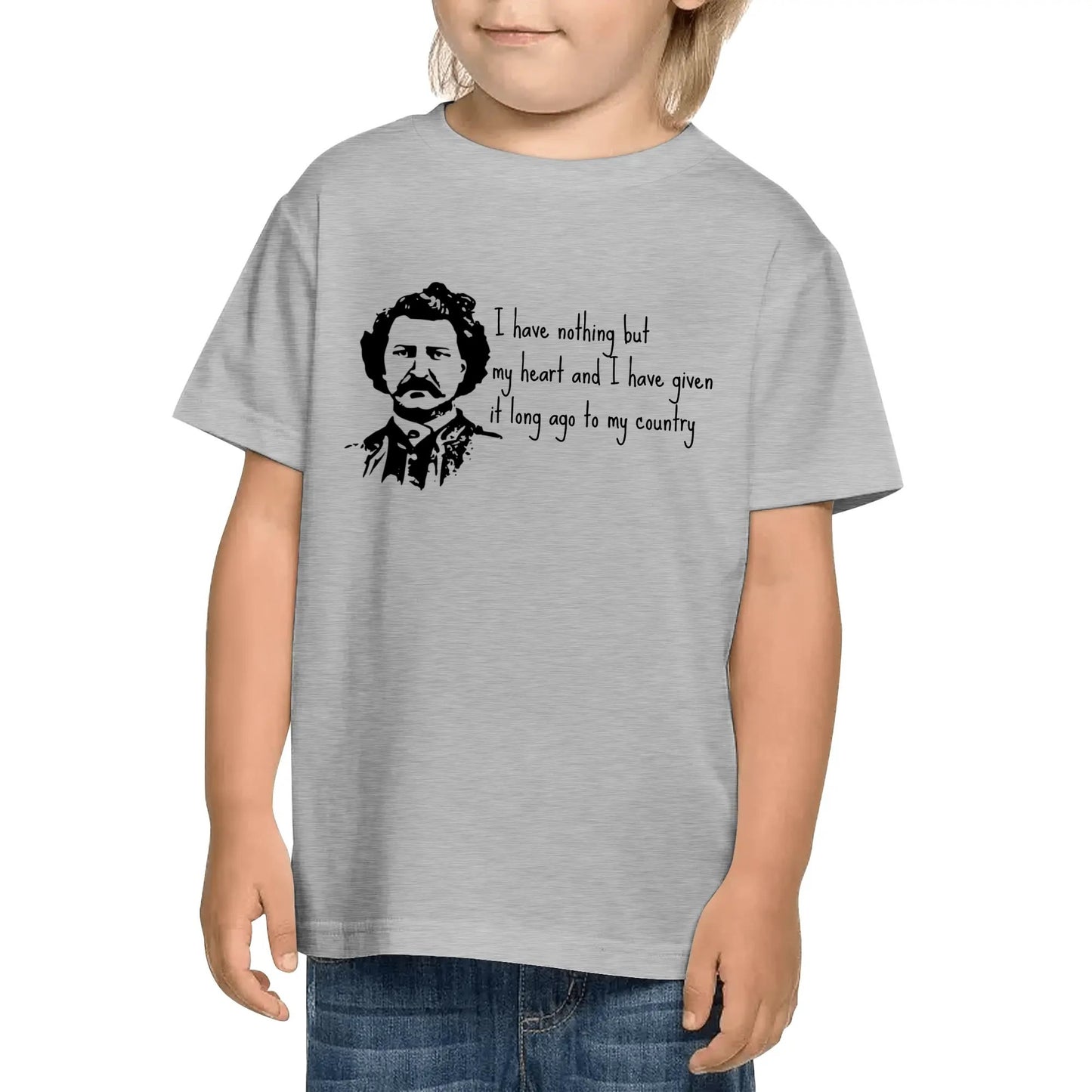 Children's Louis Riel Quote Cotton T-Shirt