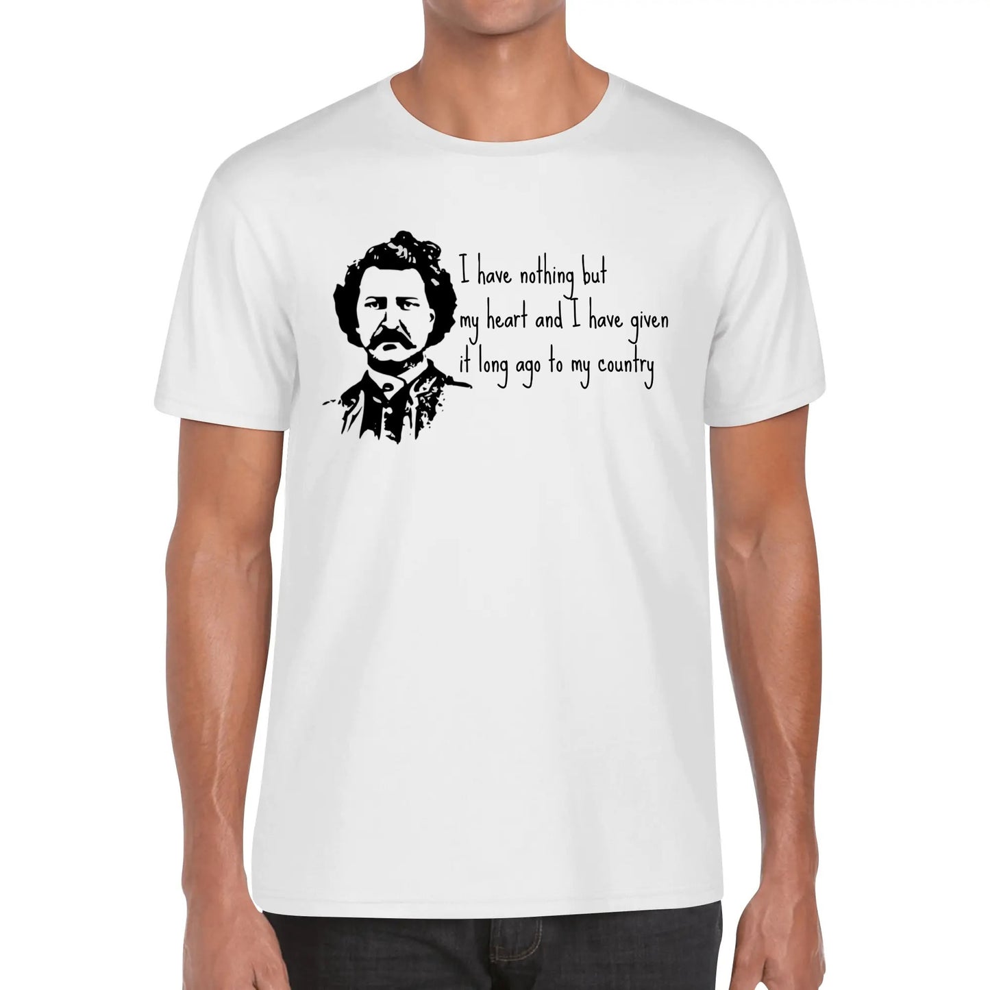 Men's Louis Riel Quote Cotton T-Shirt