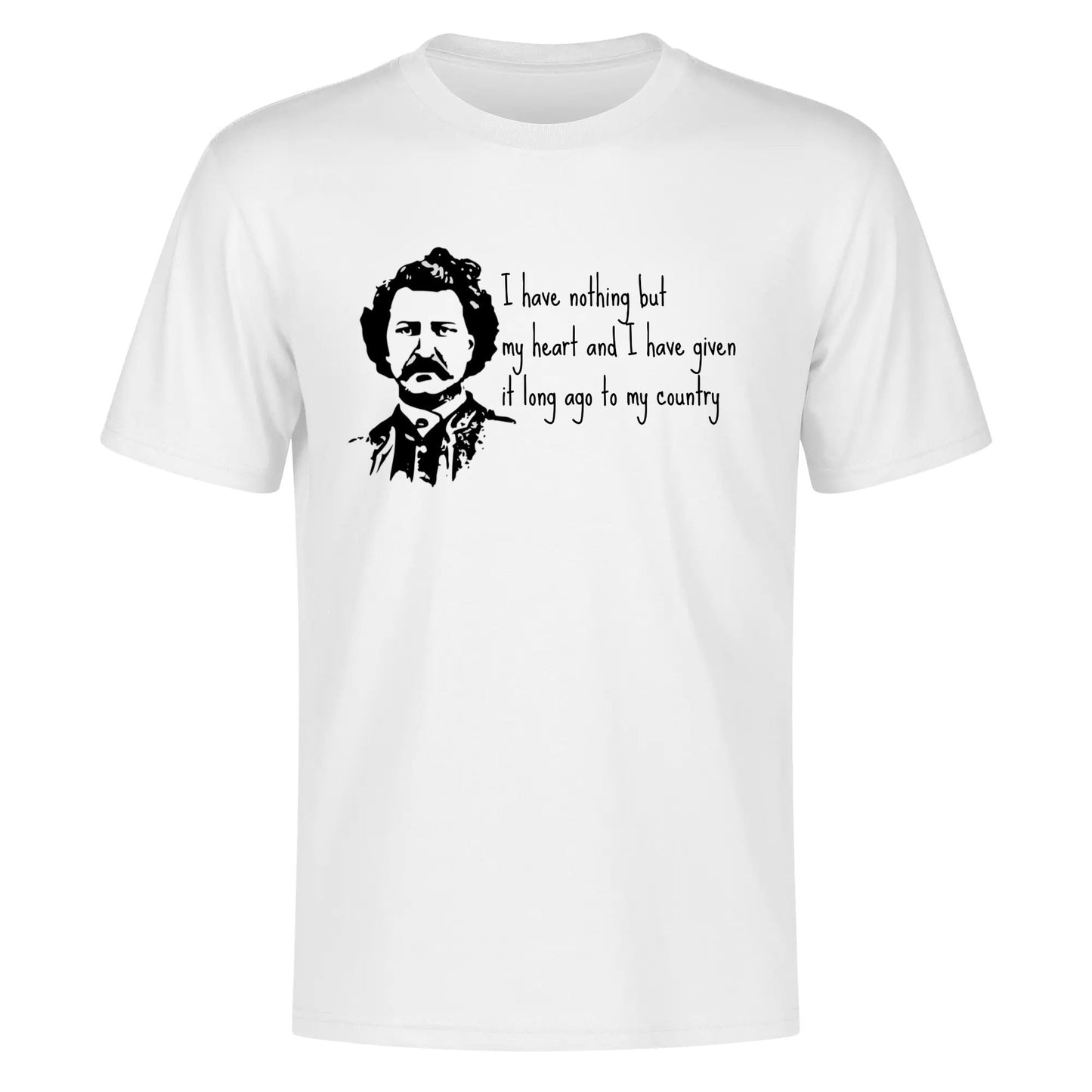 Men's Louis Riel Quote Cotton T-Shirt