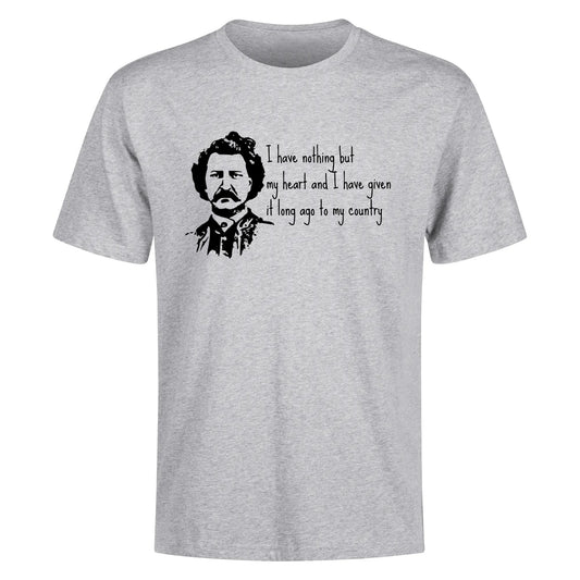 Men's Louis Riel Quote Cotton T-Shirt