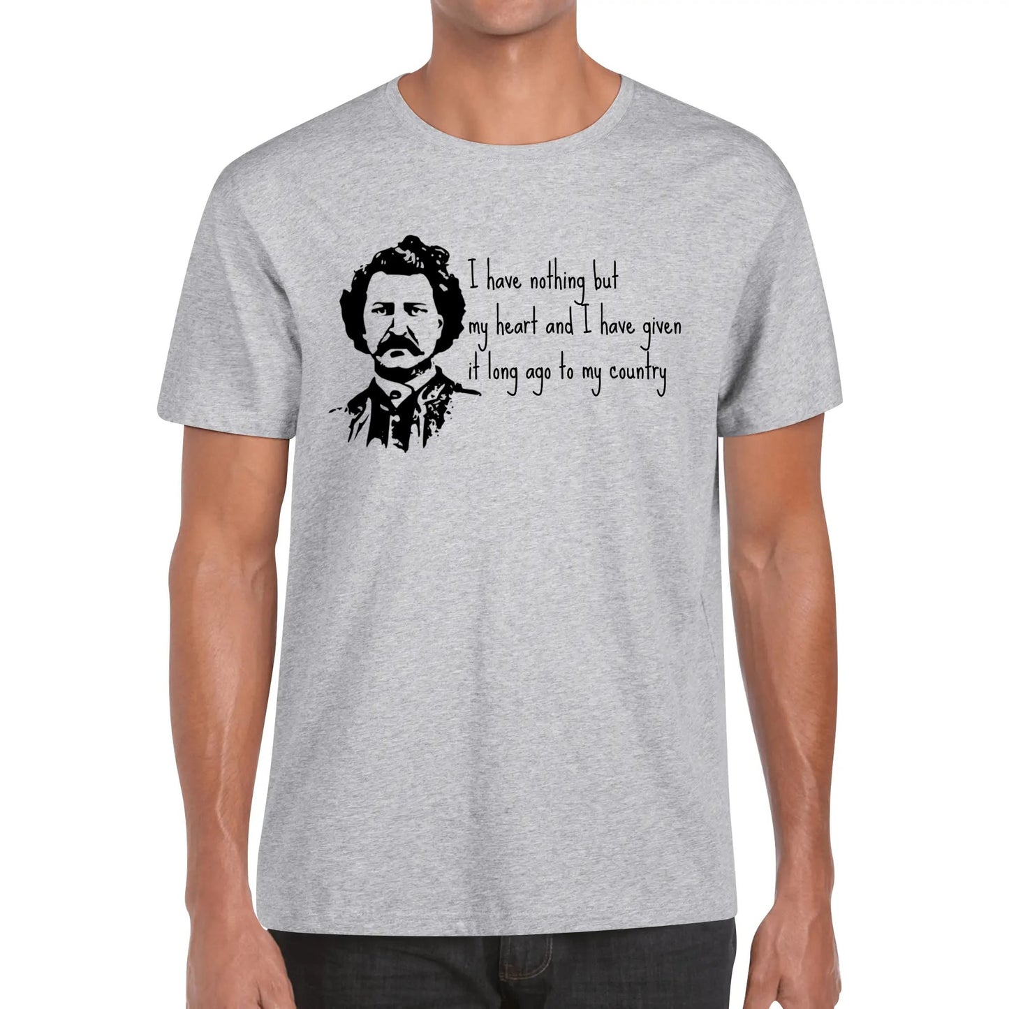 Men's Louis Riel Quote Cotton T-Shirt