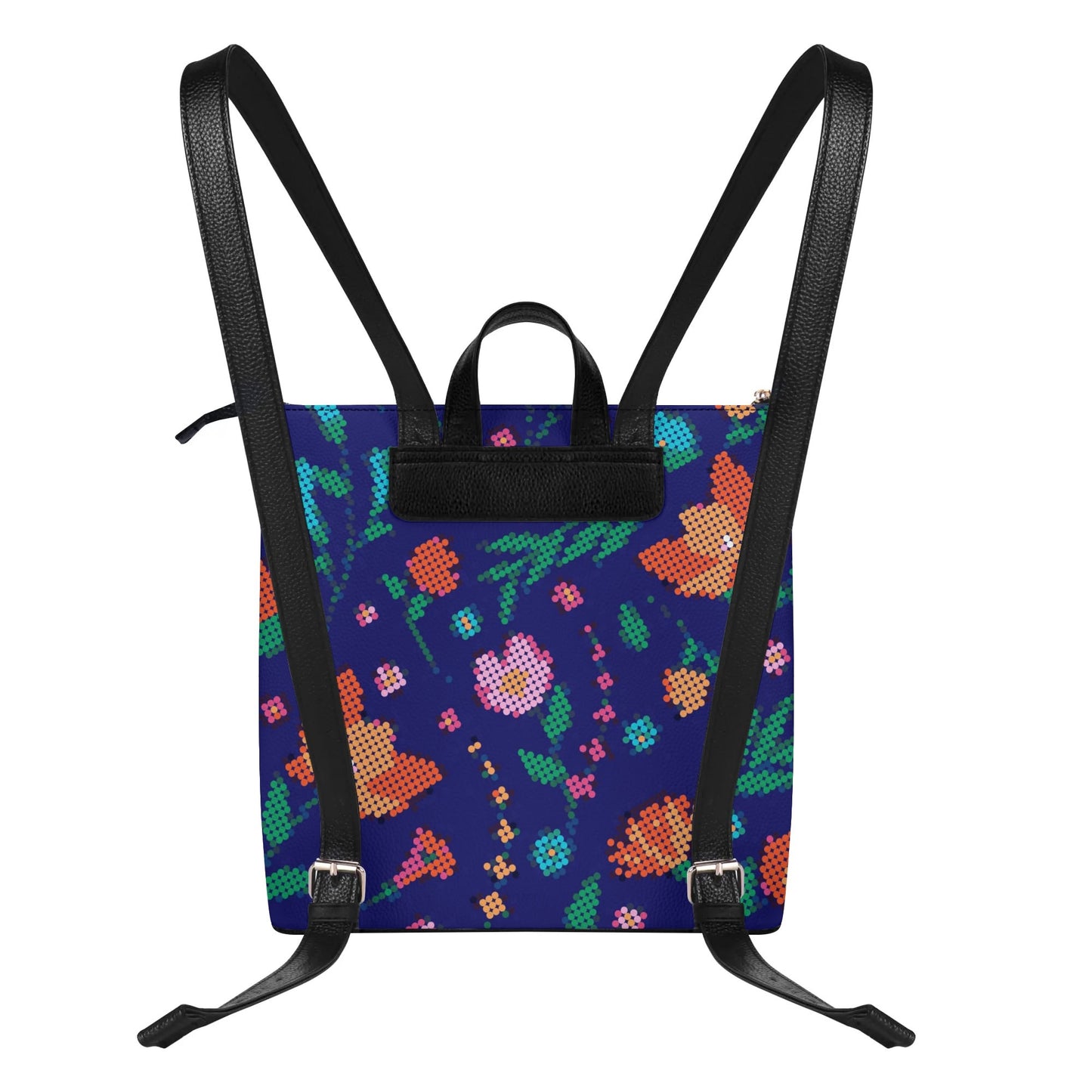 Métis Digital Dotted Floral Leisure Backpack