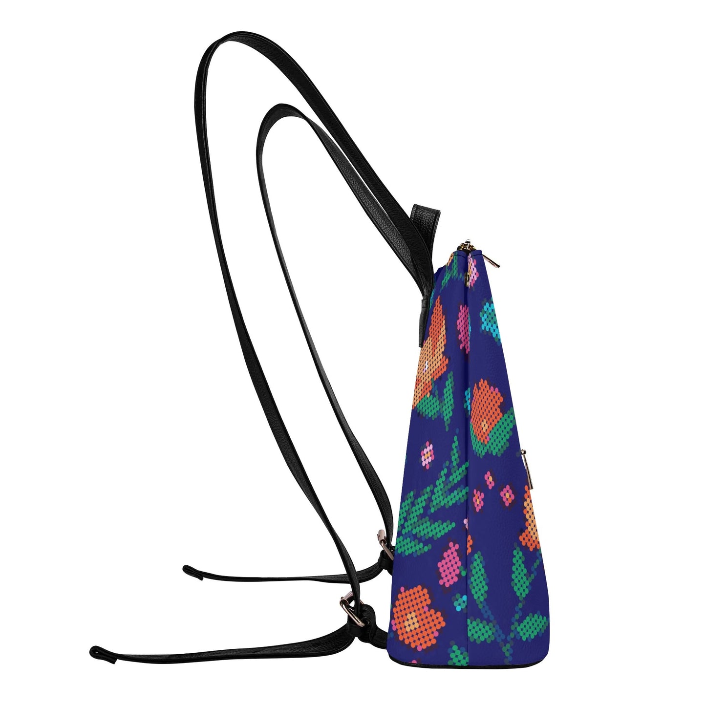 Métis Digital Dotted Floral Leisure Backpack