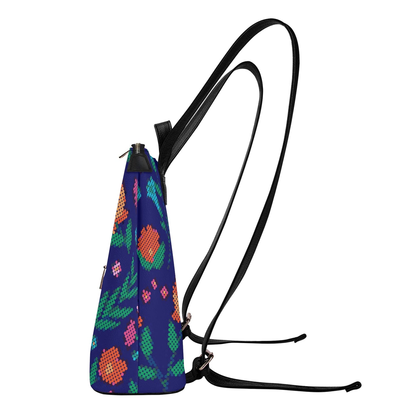 Métis Digital Dotted Floral Leisure Backpack