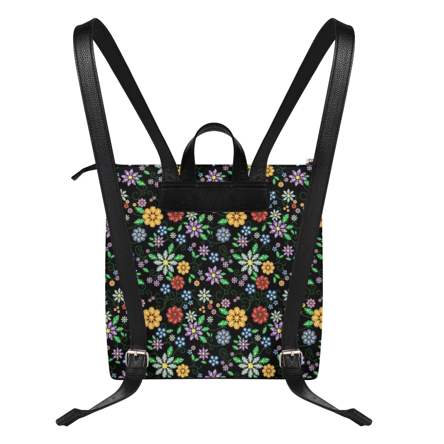 Métis Inspired Floral Beaded Leisure Backpack