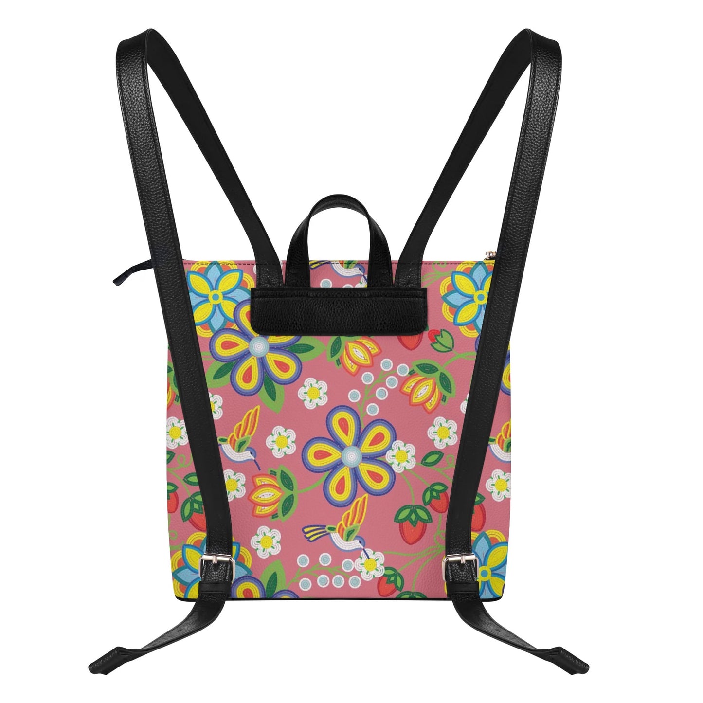 Métis Floral Beaded Leisure Backpack