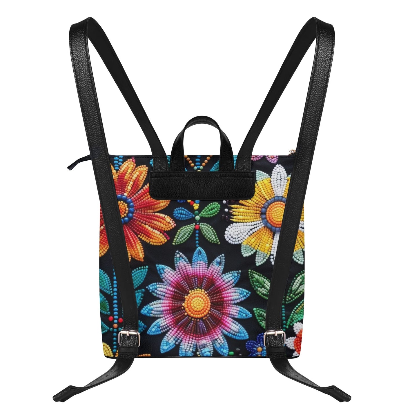 Summer Flower Beaded Leisure Backpack