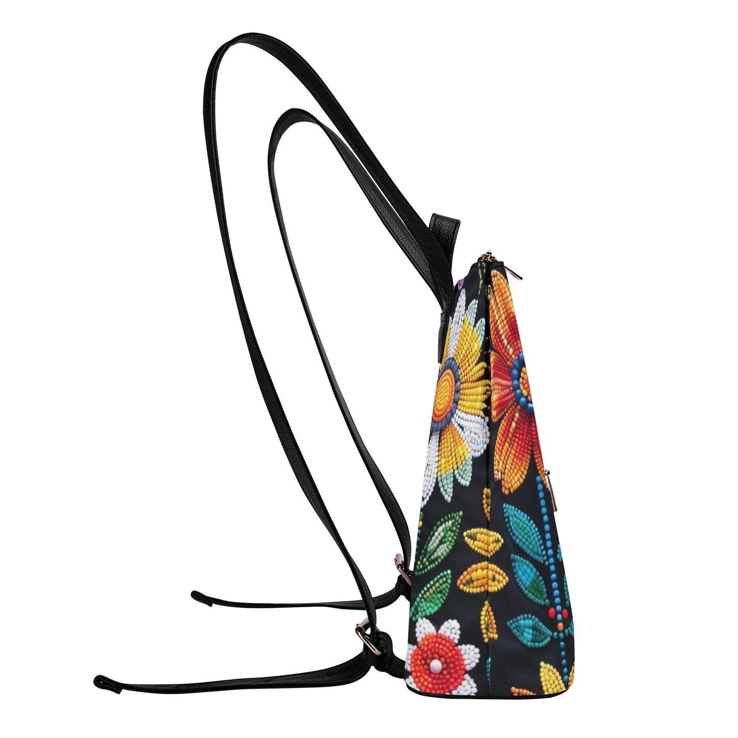 Summer Flower Beaded Leisure Backpack