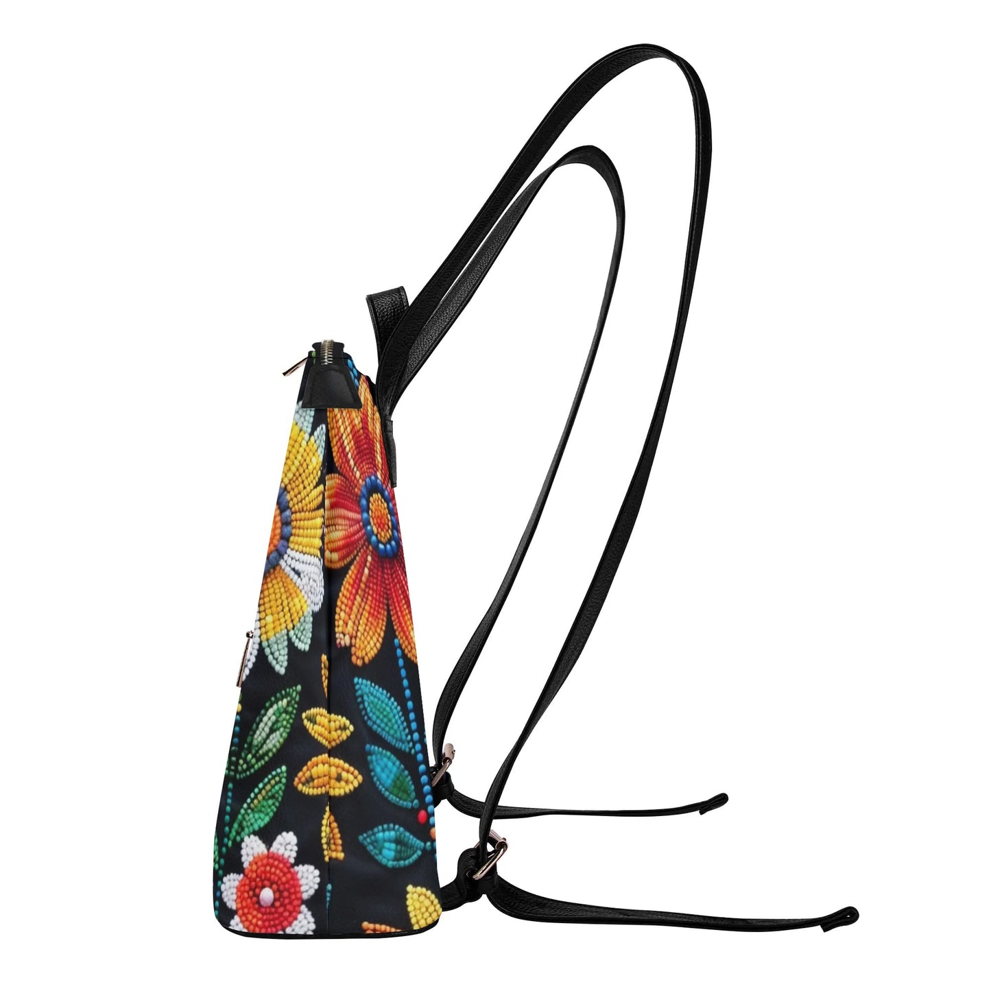 Summer Flower Beaded Leisure Backpack