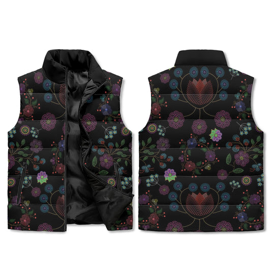 Unisex Métis Floral Dotted Lightweight Puffer Vest