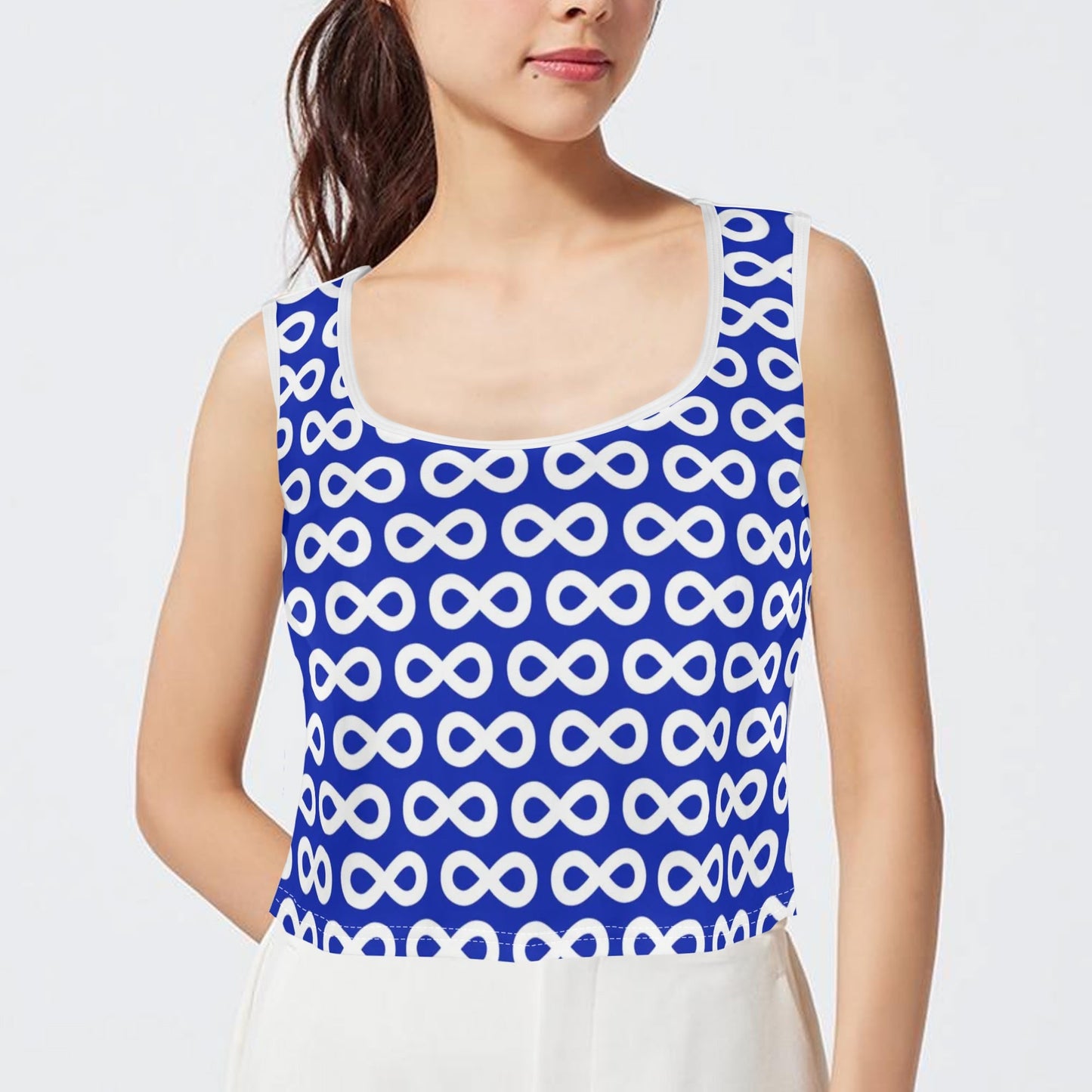 Women's Métis Infinity Sleeveless Crop Top