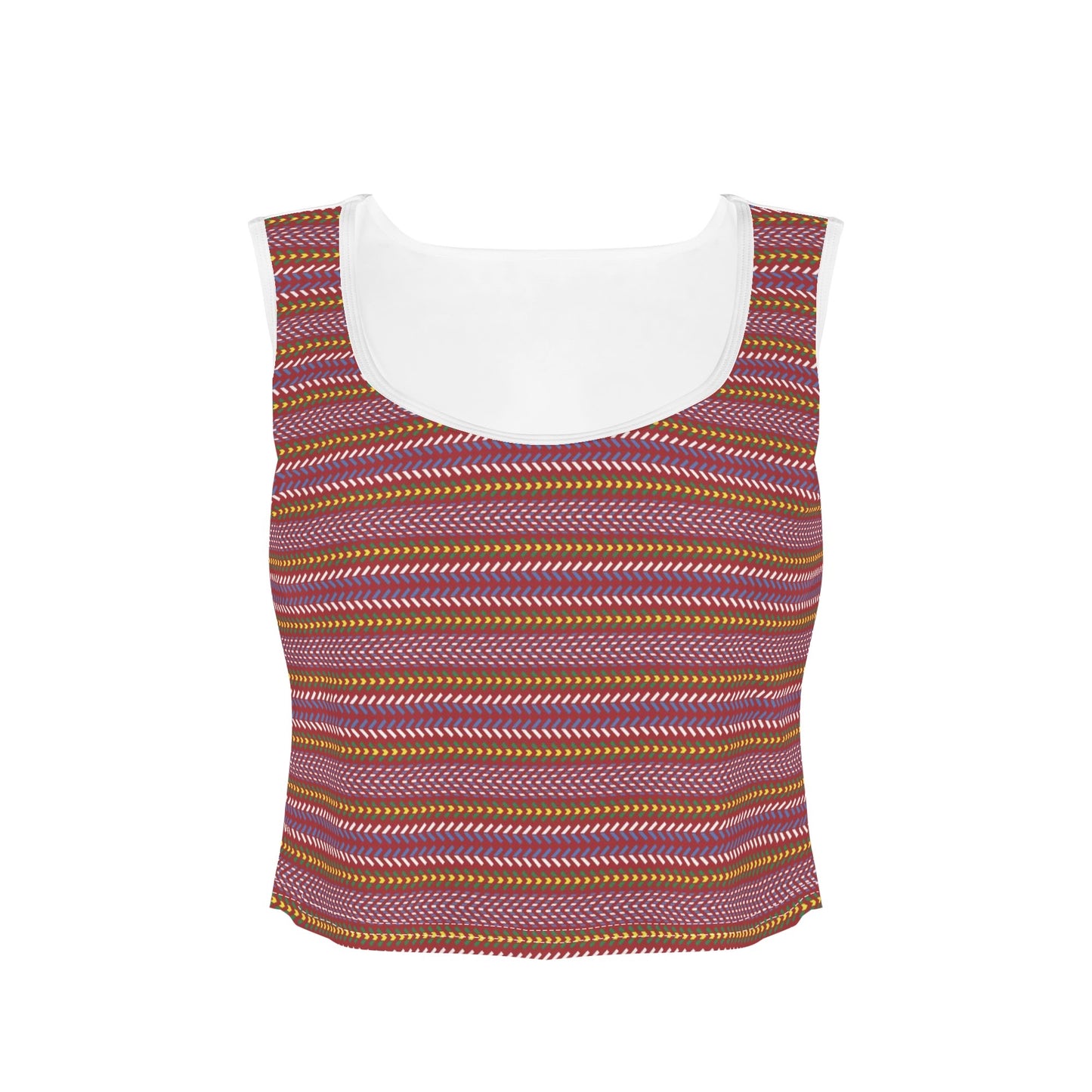 Women's Métis Sash Sleeveless Crop Top