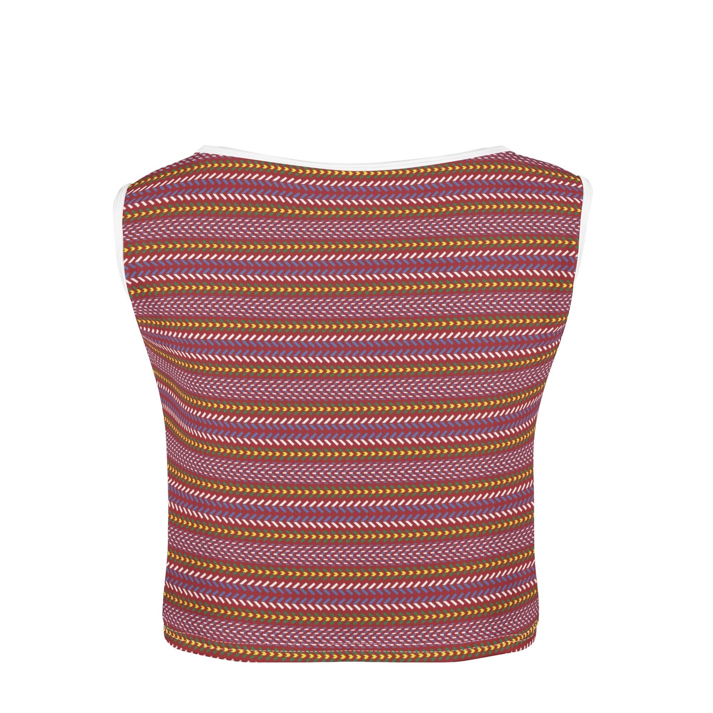 Women's Métis Sash Sleeveless Crop Top