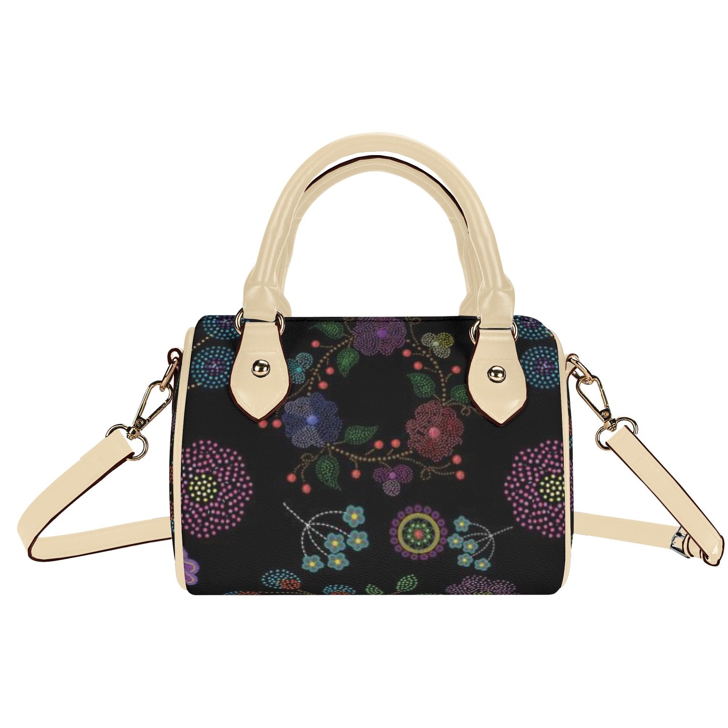 Métis Floral Dotted Mini Boston Bag