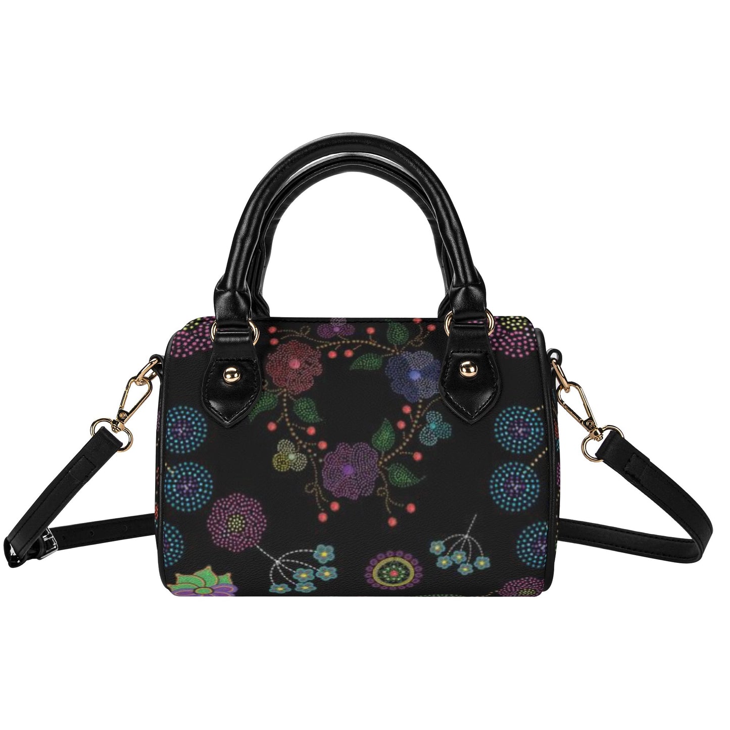 Métis Floral Dotted Mini Boston Bag