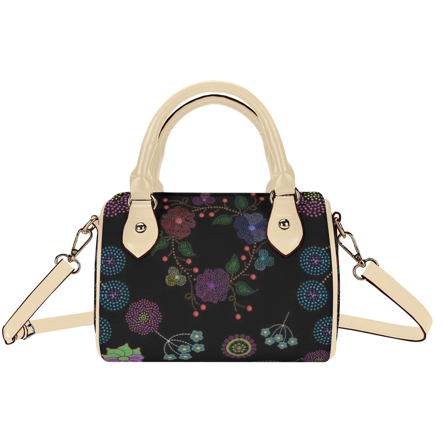 Métis Floral Dotted Mini Boston Bag