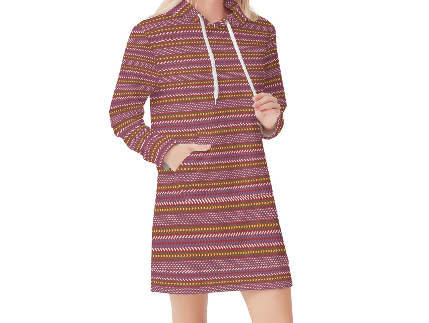 Women's Métis Sash Hoodie Dress