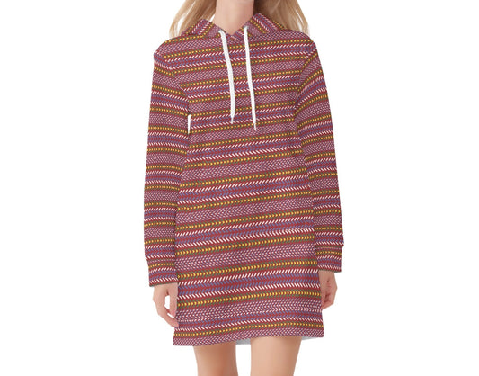 Women's Métis Sash Hoodie Dress