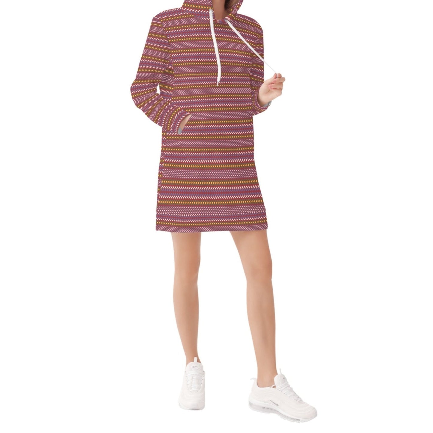 Women's Métis Sash Hoodie Dress