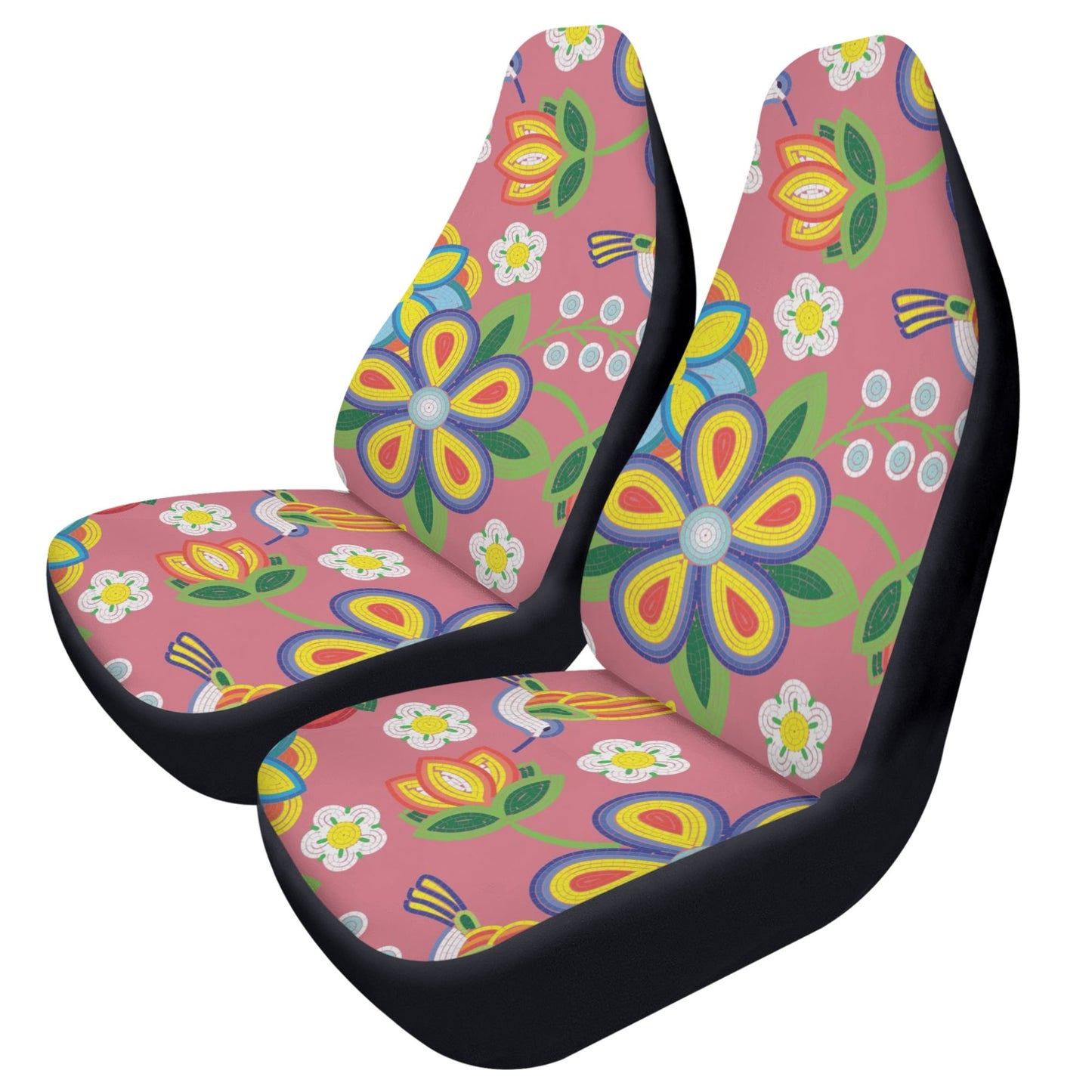 Métis Floral Beaded Front Car Seat Covers