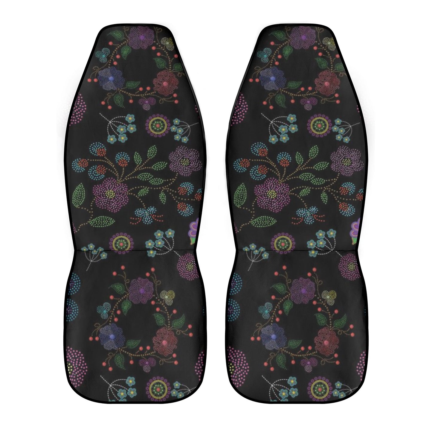 Métis Floral Dotted Front Car Seat Covers