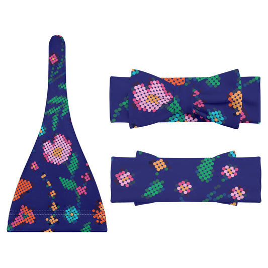 Métis Digital Dotted Floral Newborn Set