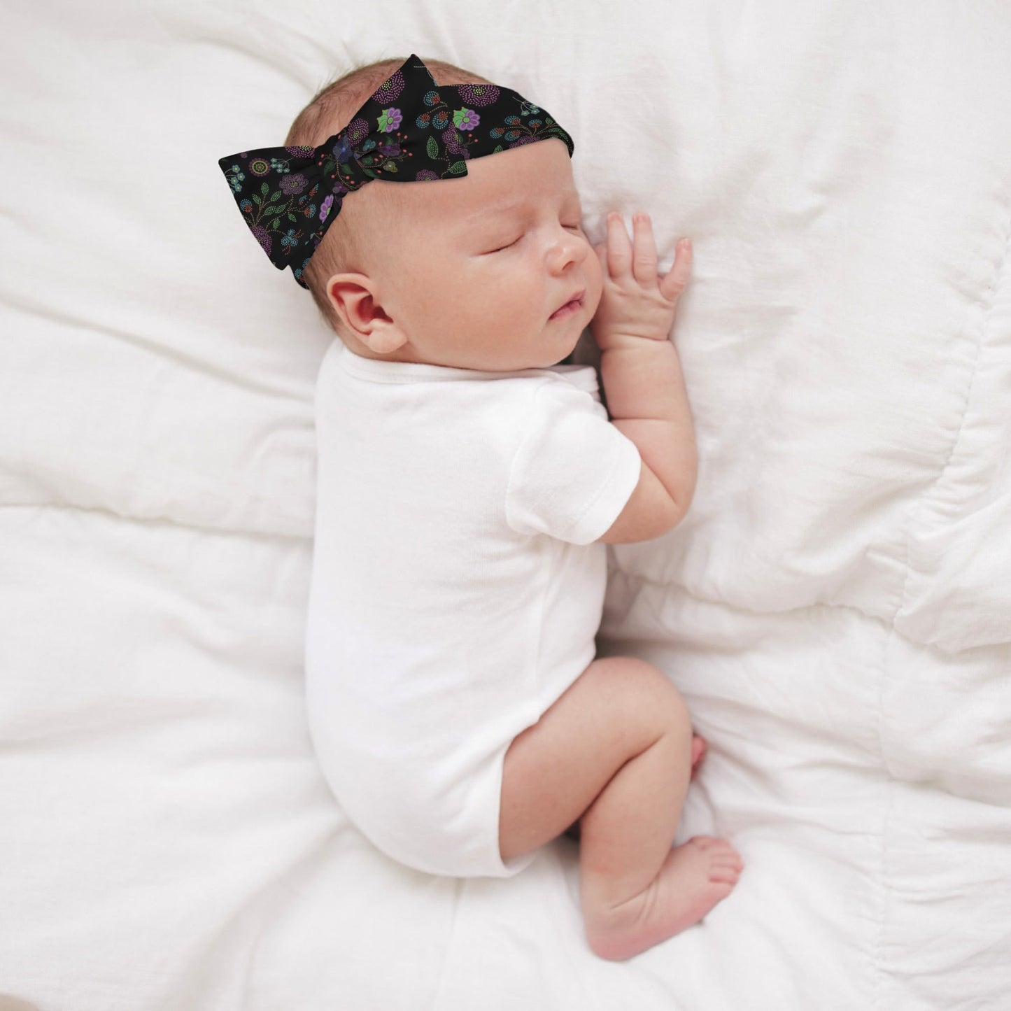 Métis Floral Dotted Newborn Set