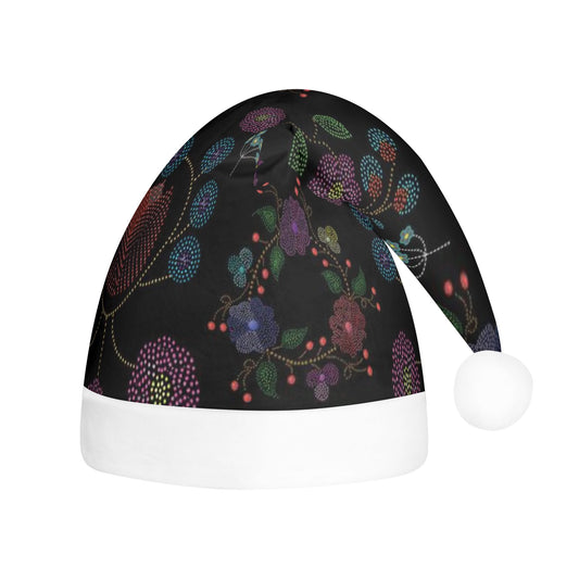 Métis Floral Dotted Christmas Santa Hat