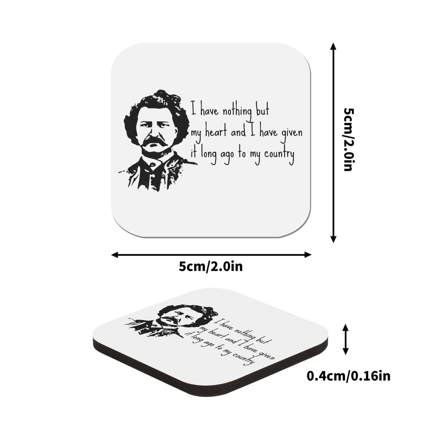 Louis Riel Quote Magnet Set