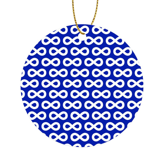 Métis Infinity Round Ornament Set