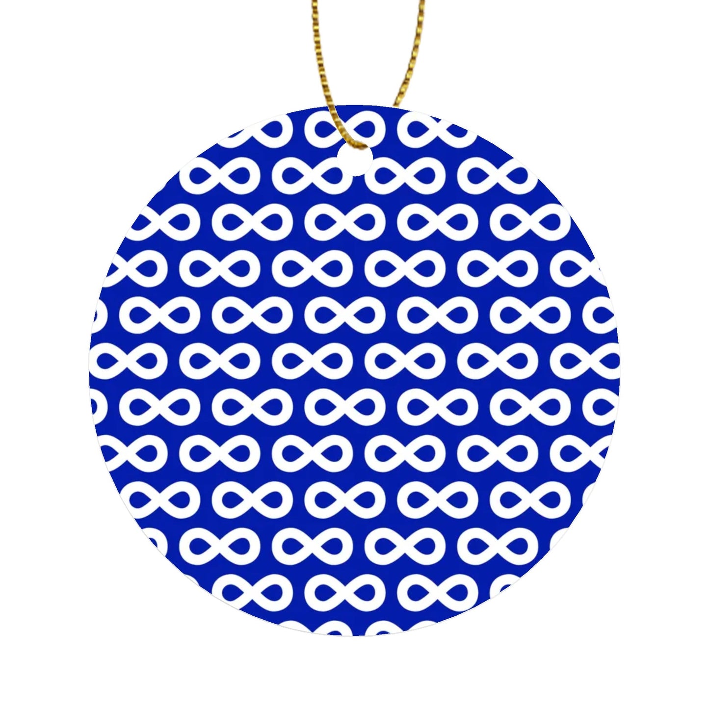 Métis Infinity Round Ornament Set