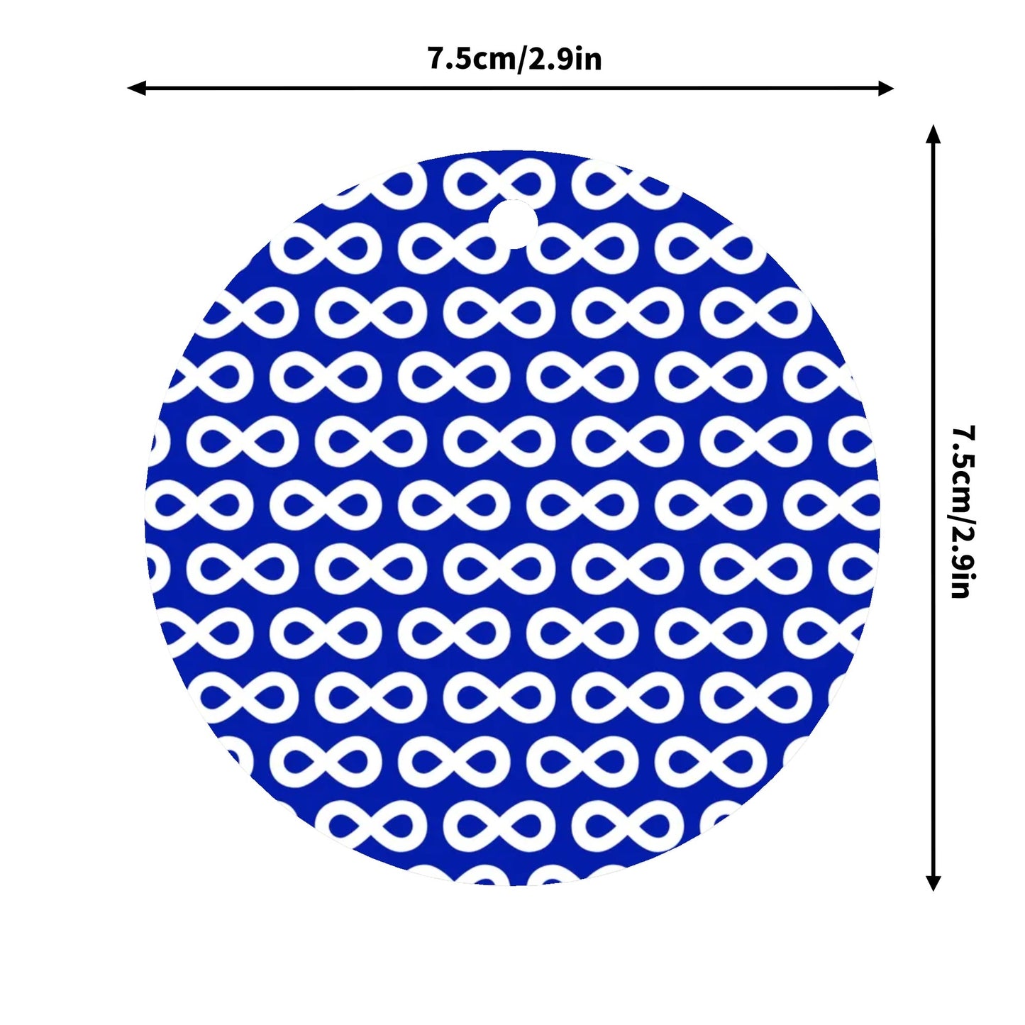 Métis Infinity Round Ornament Set