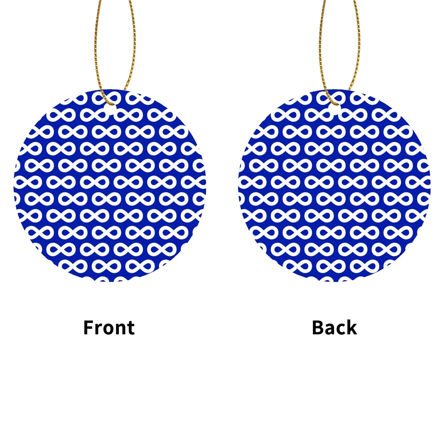 Métis Infinity Round Ornament Set