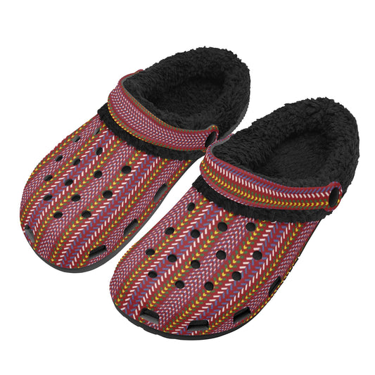 Unisex Métis Sash Fleece Lined Clogs