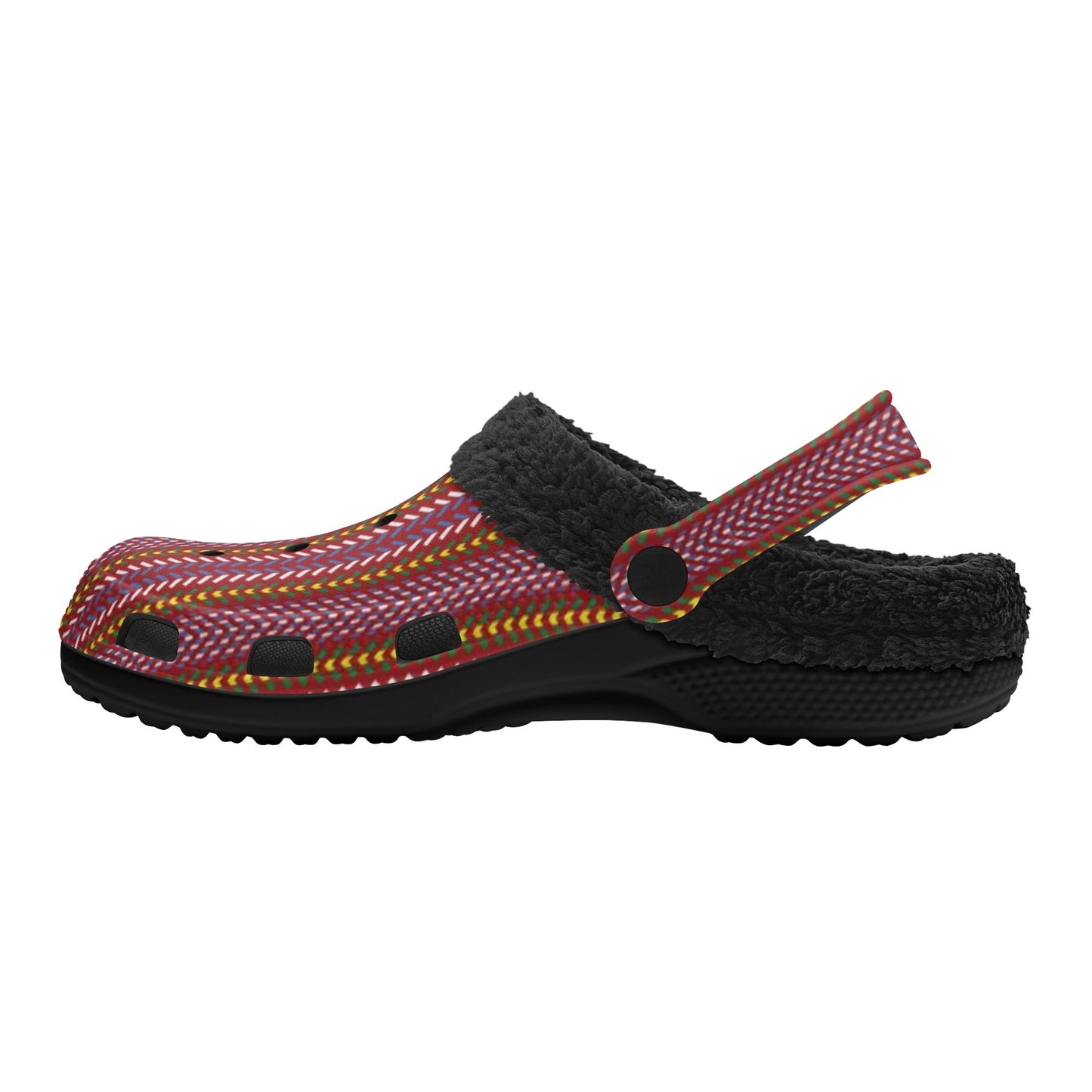 Unisex Métis Sash Fleece Lined Clogs