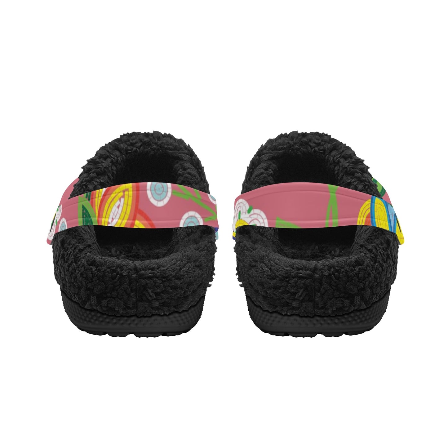 Unisex Métis Floral Beaded Fleece Lined Clogs