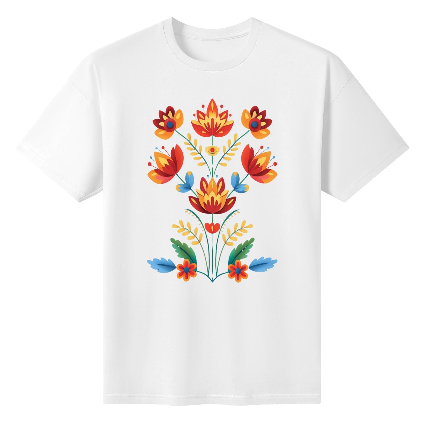 Women's Floral Print Cotton T-Shirt