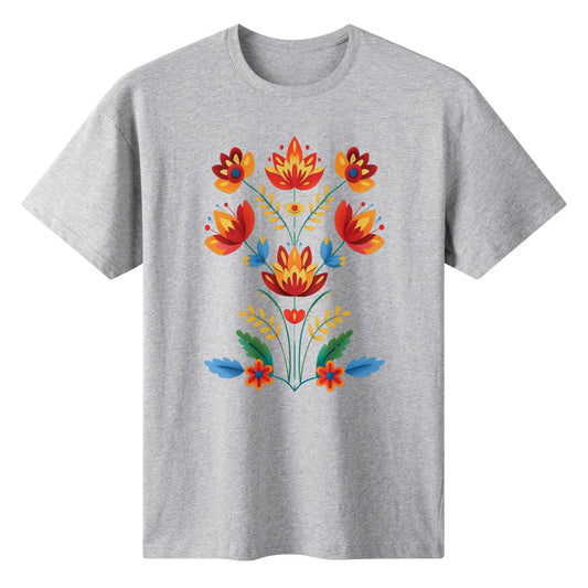 Women's Floral Print Cotton T-Shirt