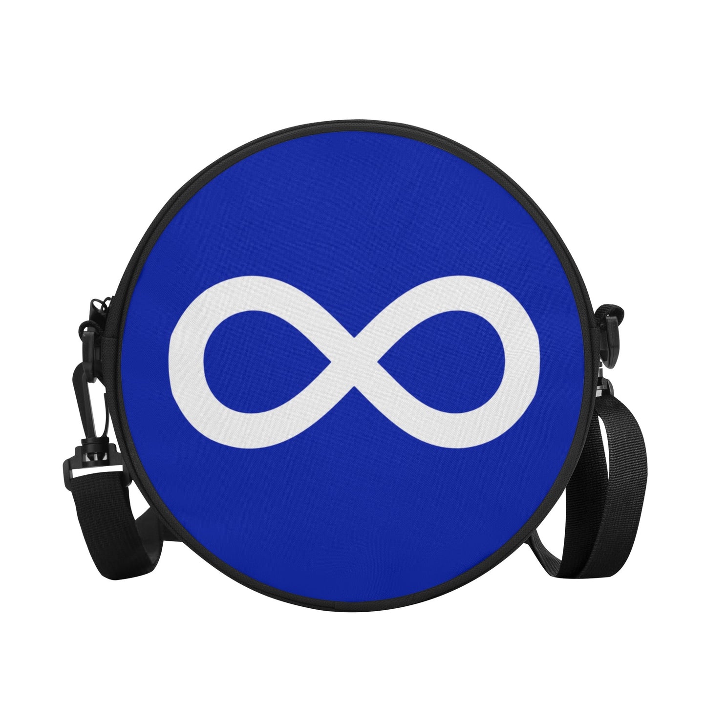 Métis Infinity Flag Round Satchel Bag