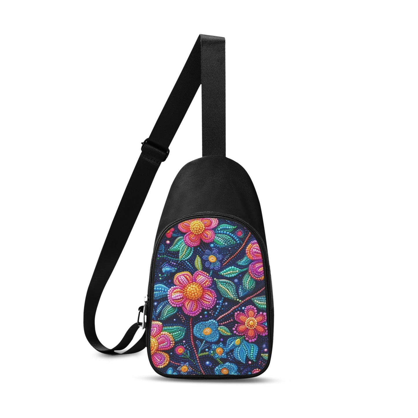 Dotted Floral Chest Bag