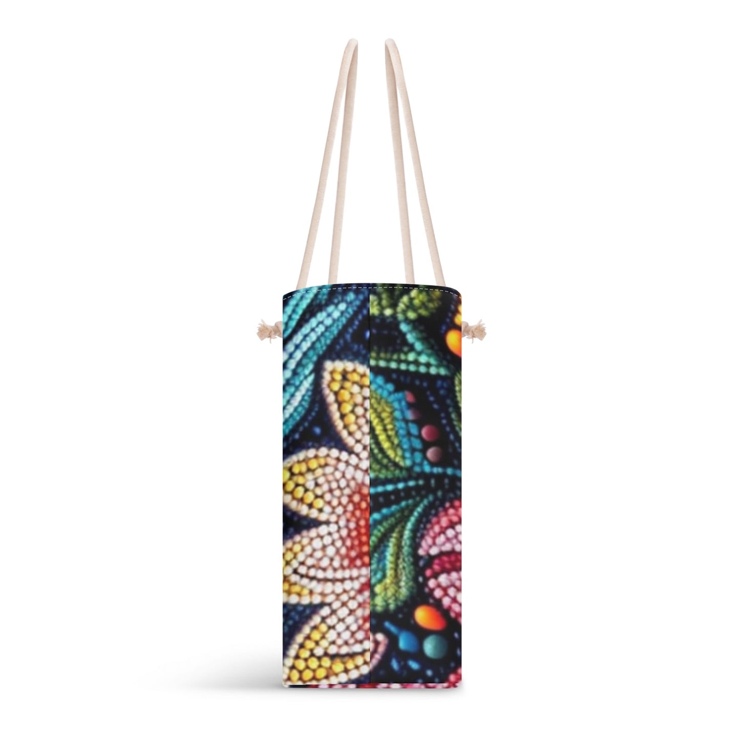 Fall Beaded Print Weekender Tote Bag