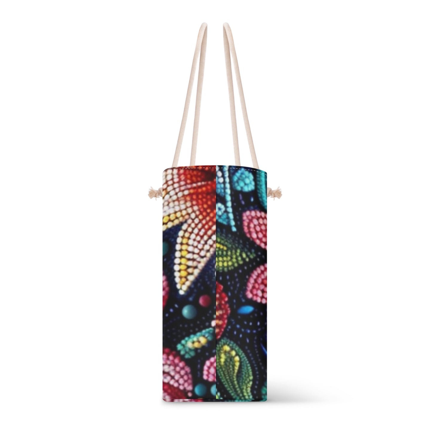 Fall Beaded Print Weekender Tote Bag