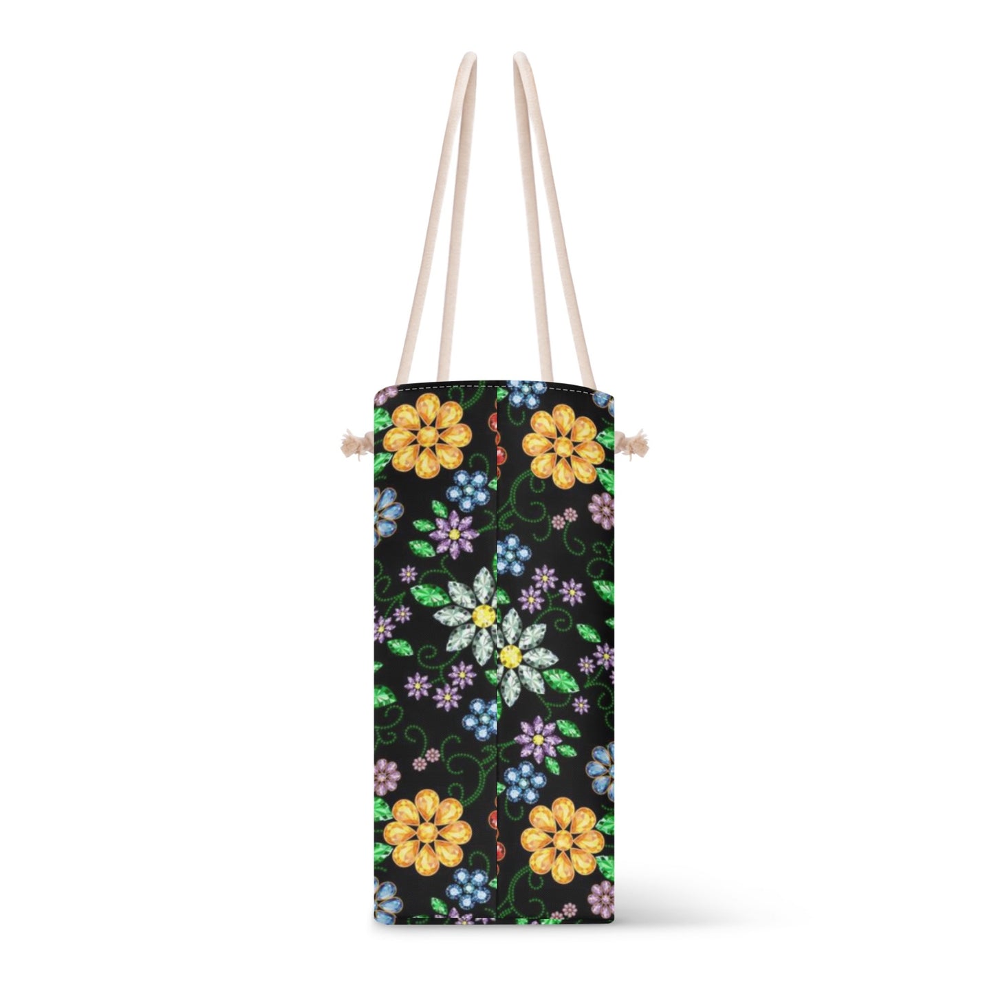 Métis Inspired Floral Beaded Weekender Tote Bag