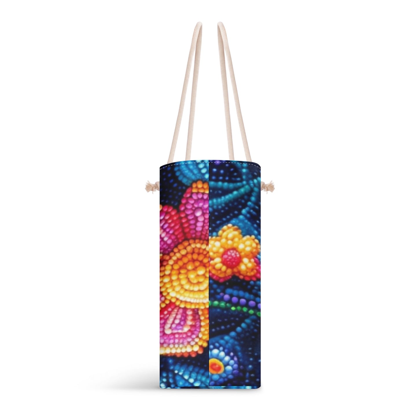 Dotted Floral Weekender Tote Bag