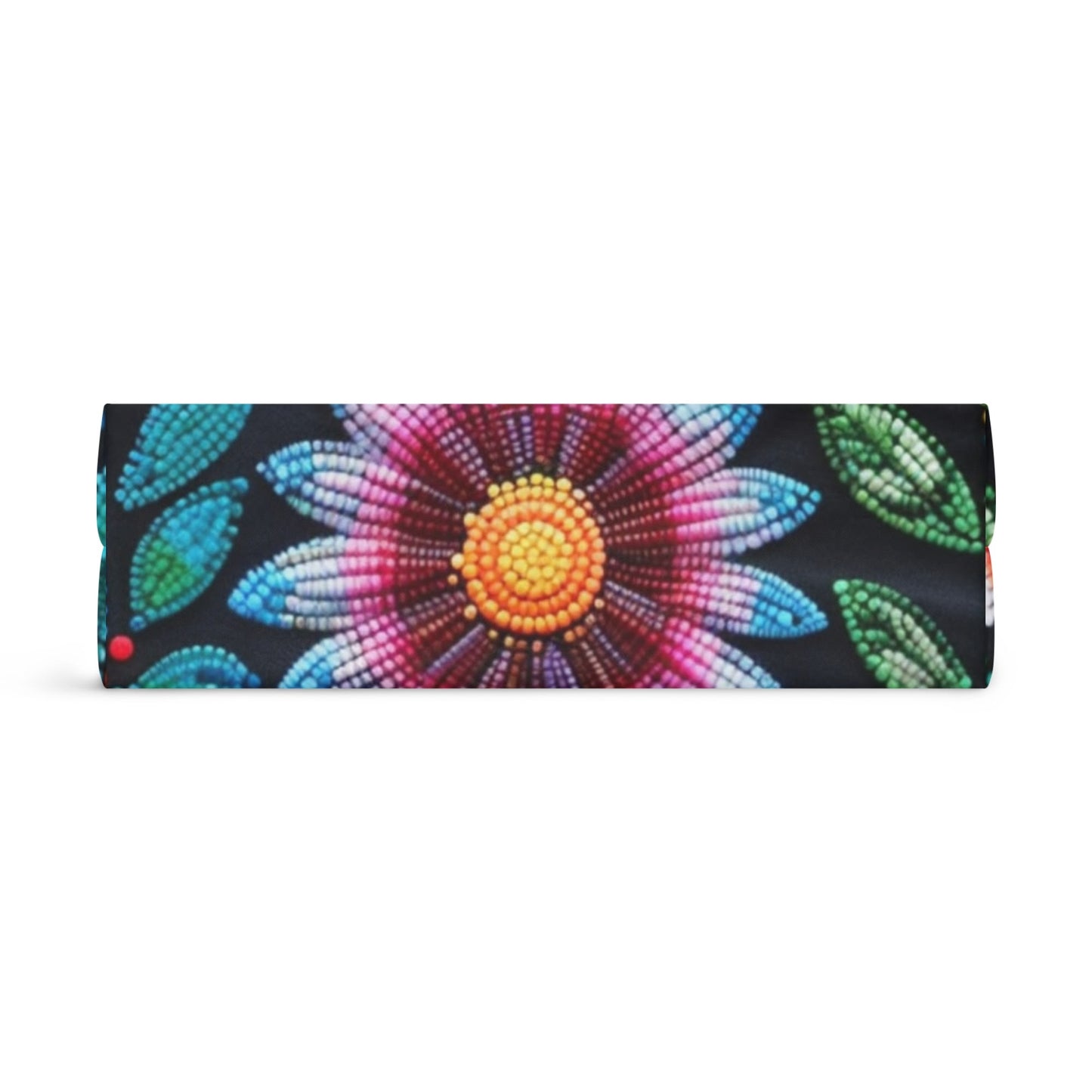 Summer Flower Beaded Weekender Tote Bag