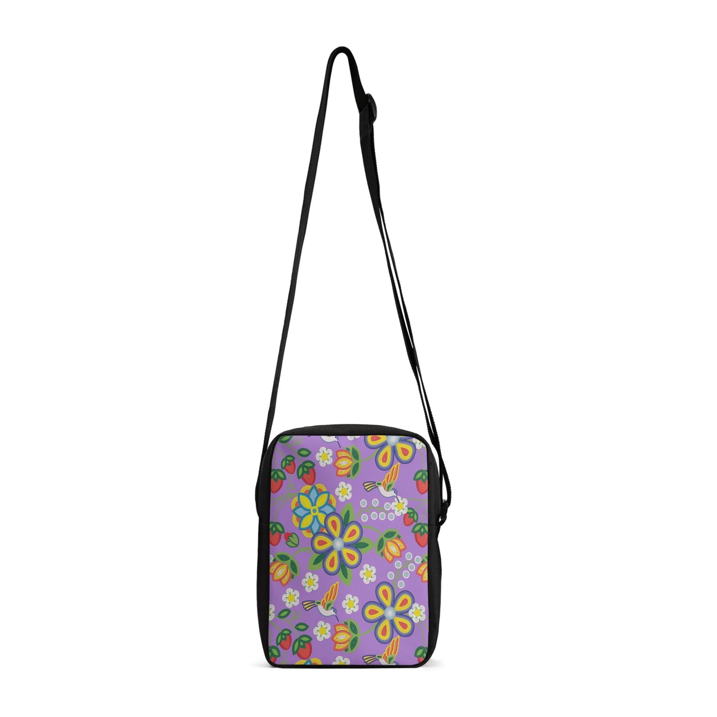 5-20 Pack Métis Lavender Floral Beaded Crossbody Bags
