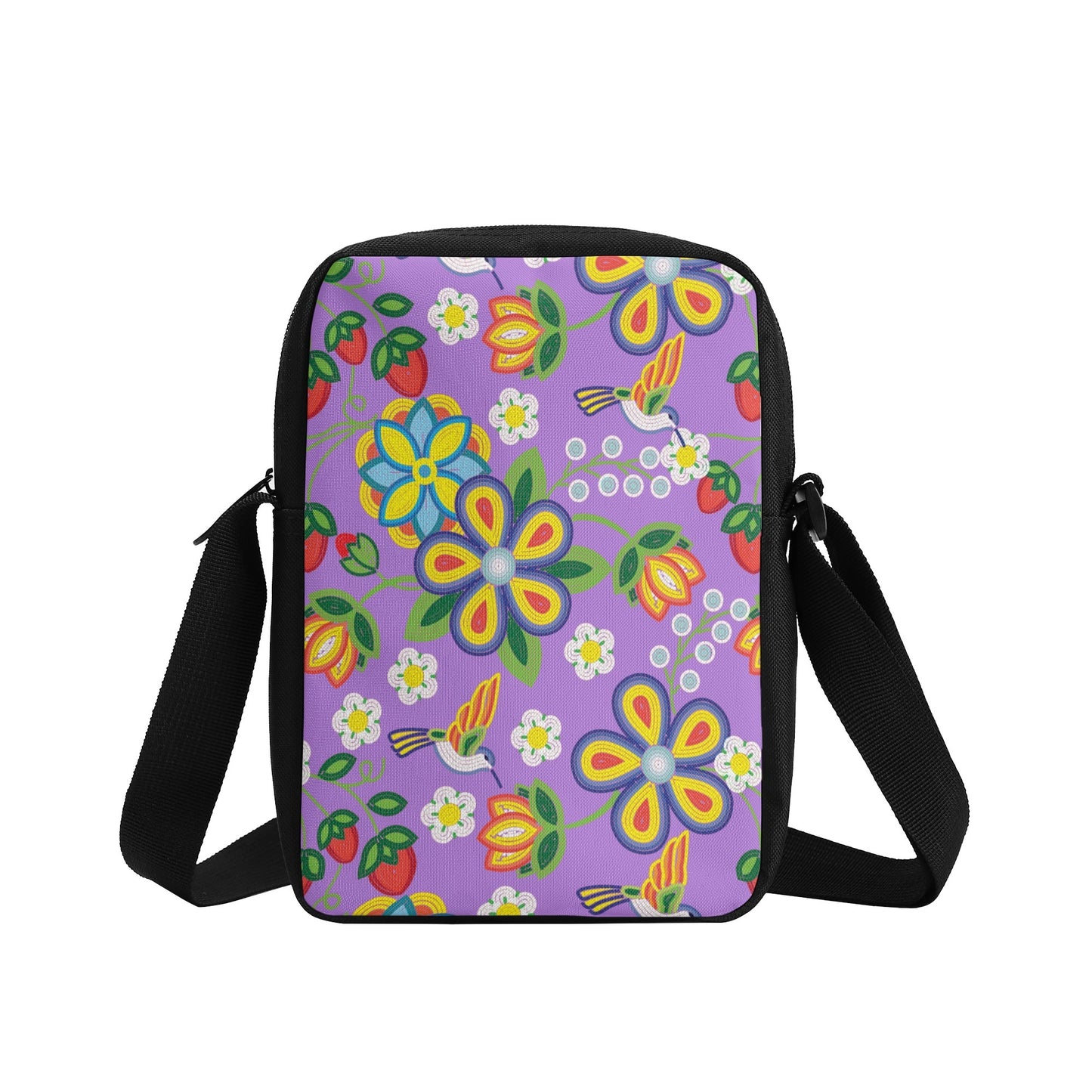 5-20 Pack Métis Lavender Floral Beaded Crossbody Bags