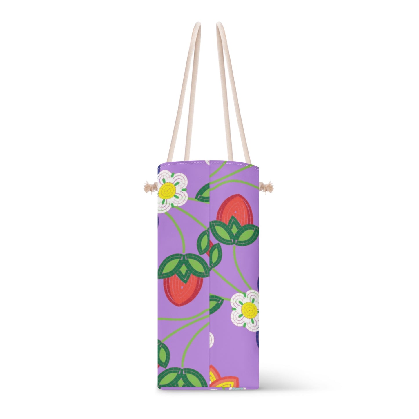Métis Lavender Floral Beaded Weekender Tote Bag