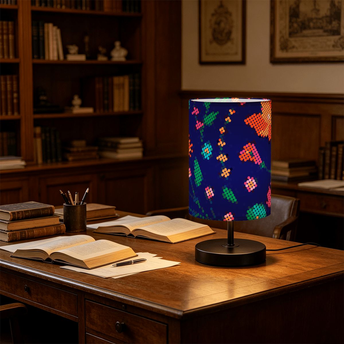 Métis Floral Dotted Ambient Table Lamp