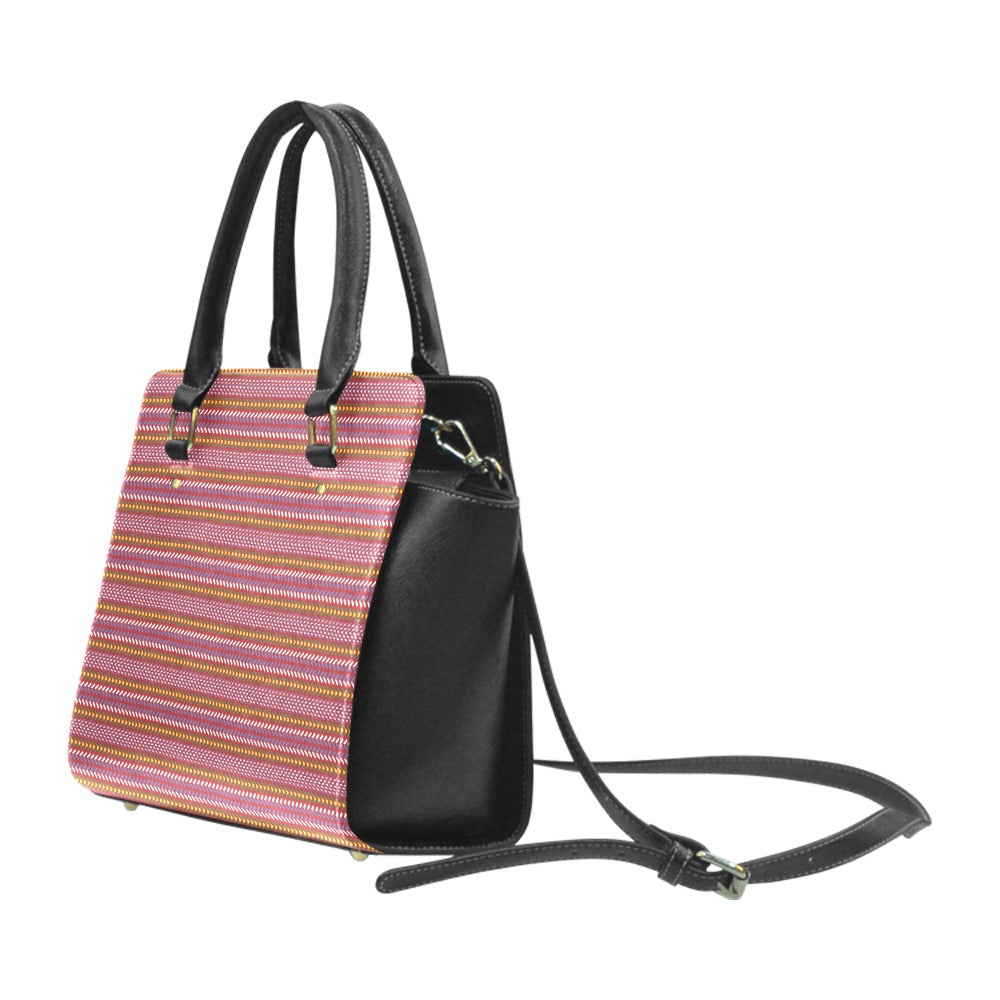 Métis Sash Print Classic Shoulder Handbag